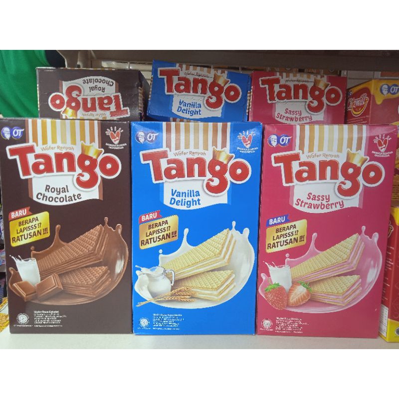 

Tango Wafer Rasa Cokelat/Vanila/Strawberry Isi 20