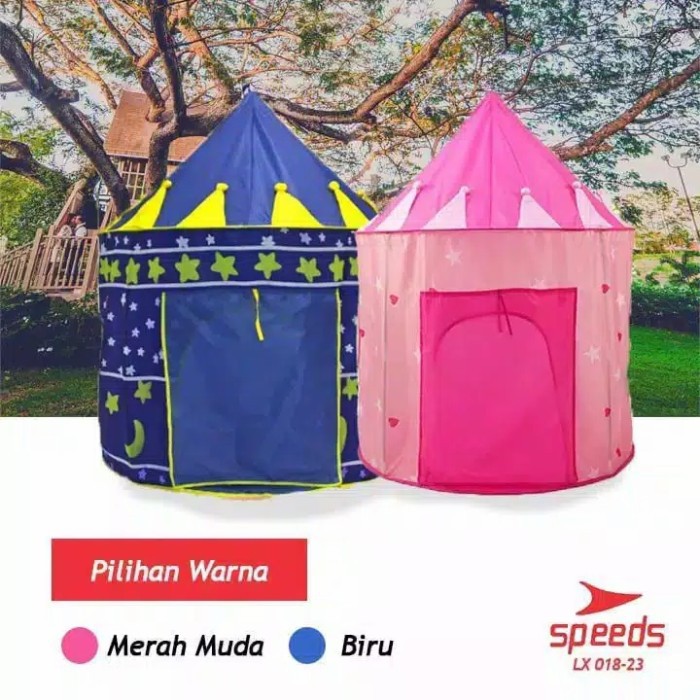 Tenda Mainan Anak Model CASTLE CASTIL Tenda Kastil Mandi Bola Portable