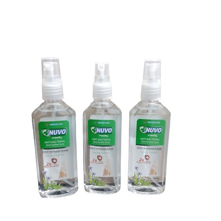 Nuvo Hand Sanitizer Spray Hijau 85ml untuk JawaBali saja