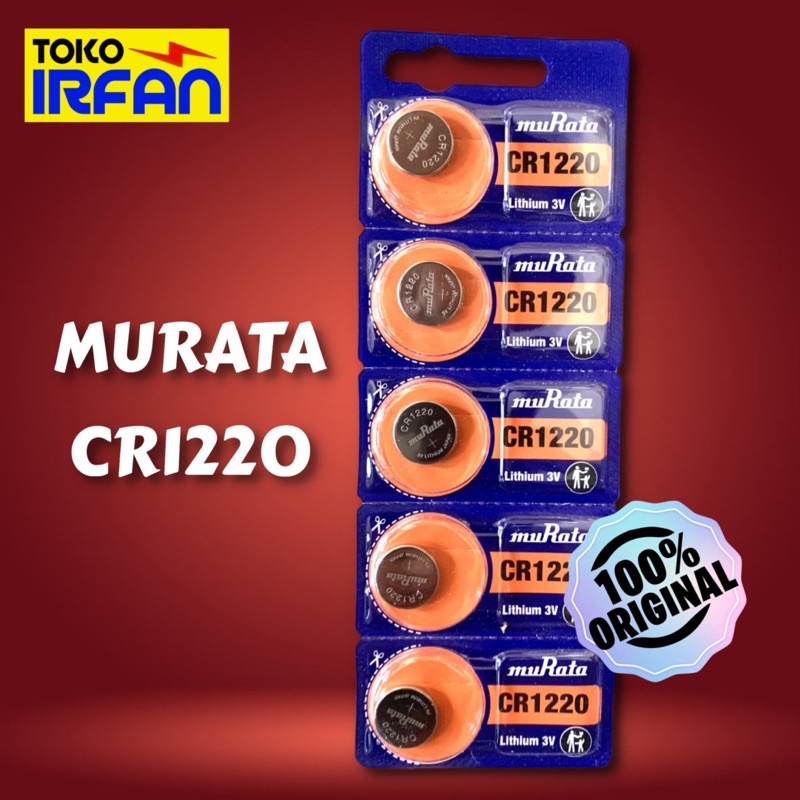 Baterai Murata CR1220 Original Lithium Battery 3V