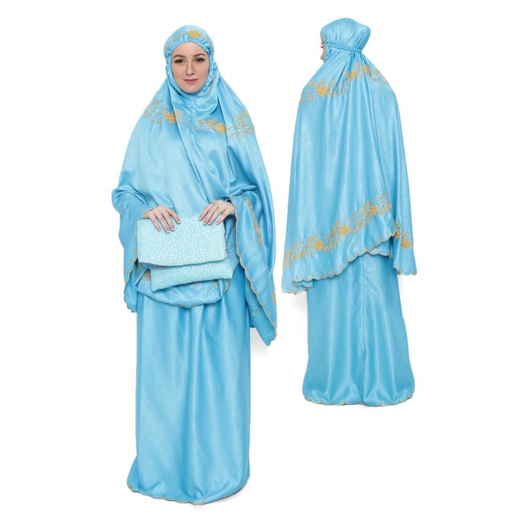 Mukena Cantik Java Seven BIRU AS JAROT SUTRA JS 1083