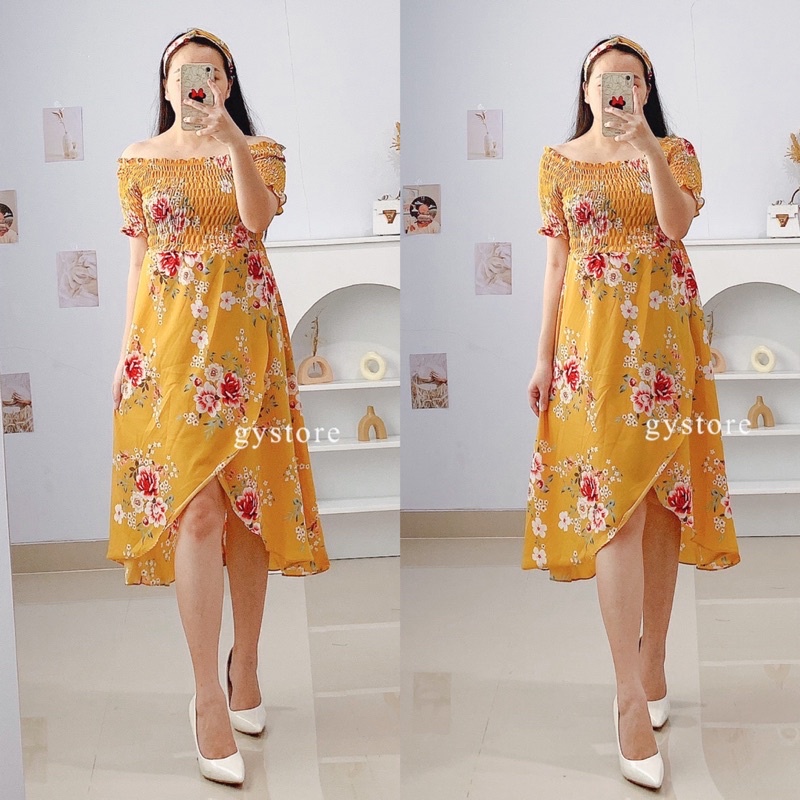 Elika Midi Dress 420 FREE BANDO