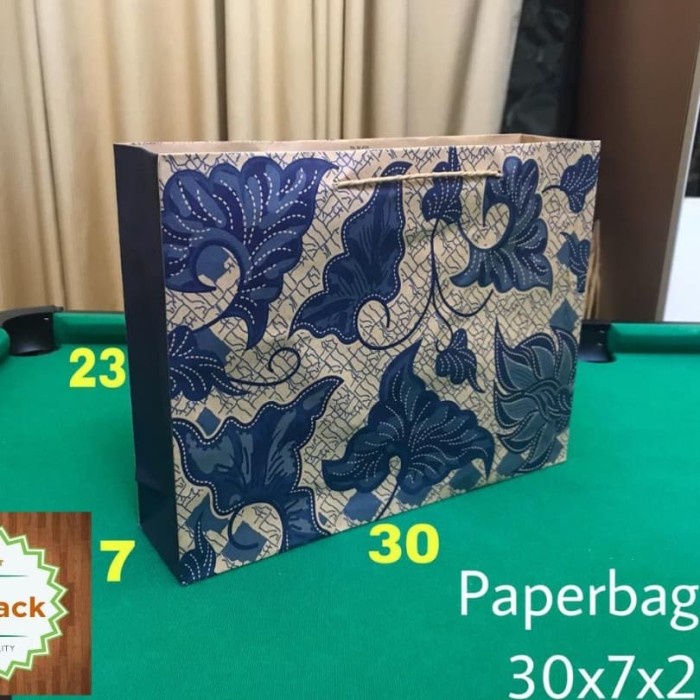 

Paperbag Paper Bag Tas Kertas L 30x7x23 Tas Belanja Souvenir Kraft
