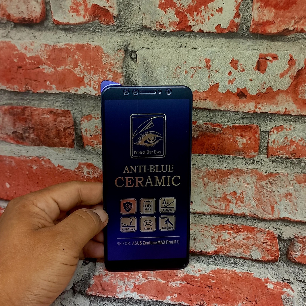 Anti Gores Asus X00TD Tg Blueray Ceramic Asus Zenfone Max Pro M1 ZB601KL Screen Protector Tempered g