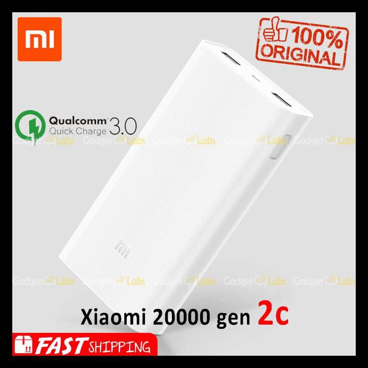 POWERBANK XIAOMI MI 20000MAH POWER BANK 20000 MAH ORIGINAL KODE 00029