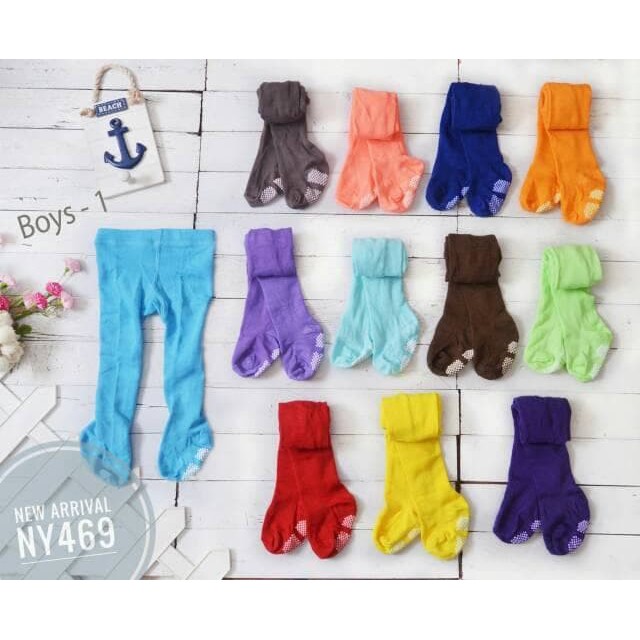 Legging Cotton Rich Polos dan MOTIF - 4pc - Legging Bayi