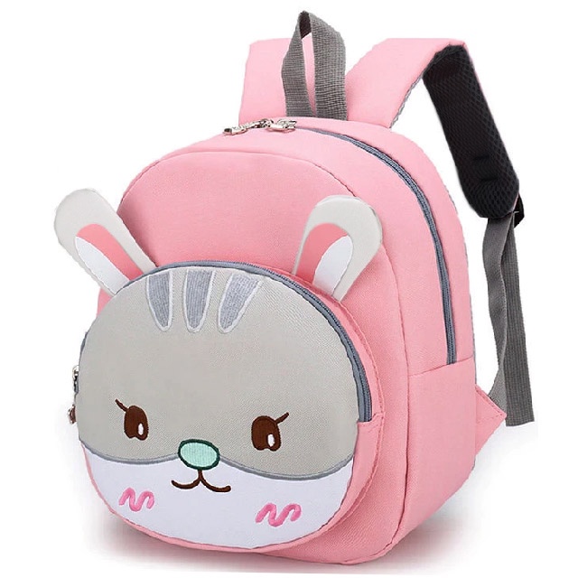 PTS - Ransel Tas Anak UNICORN POM POM 3D CARTOON EFFECT - PINK - School Bag Tas Sekolah Anak