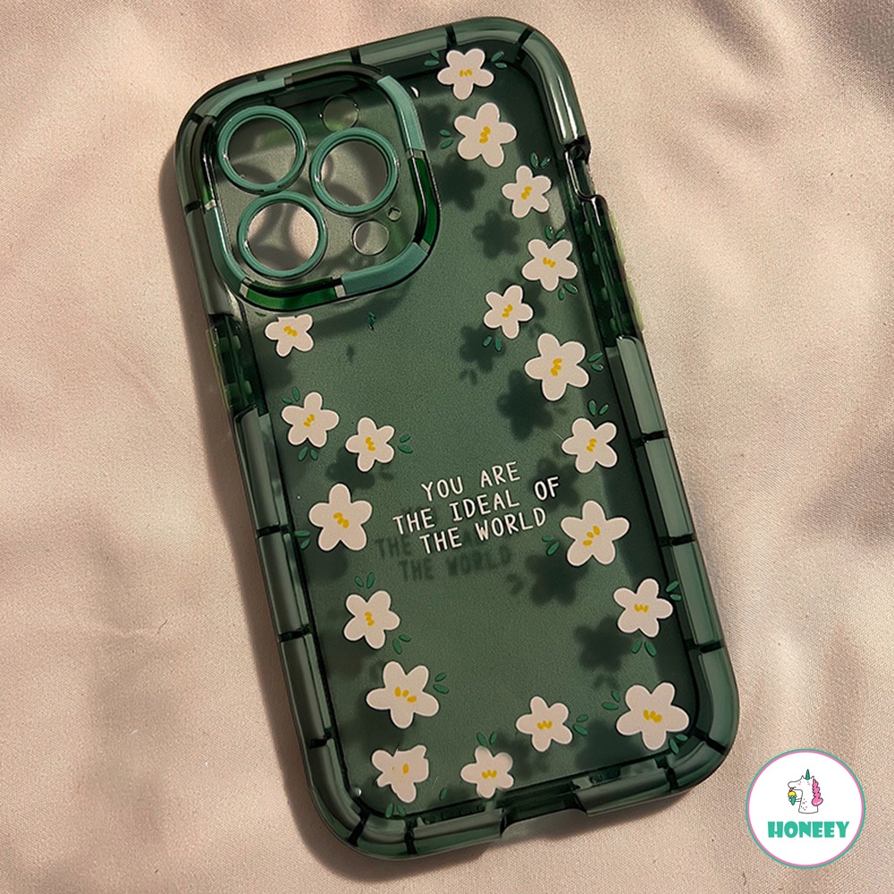 Casing Soft Case TPU Motif Bunga Daisy Vintage Untuk IPhone 13 12 11 Pro Max