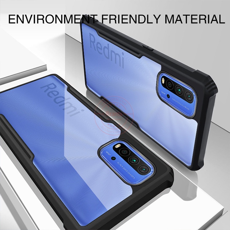 Case XIAOMI REDMI 9T Armor Fusion Transparent Casing Free Skin Carbon 3D