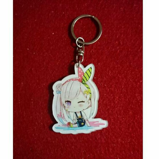 Gantungan Kunci Airani Iofifteen Hololive Vtuber - Iofi Ganci Akrilik Keychain Acrylic