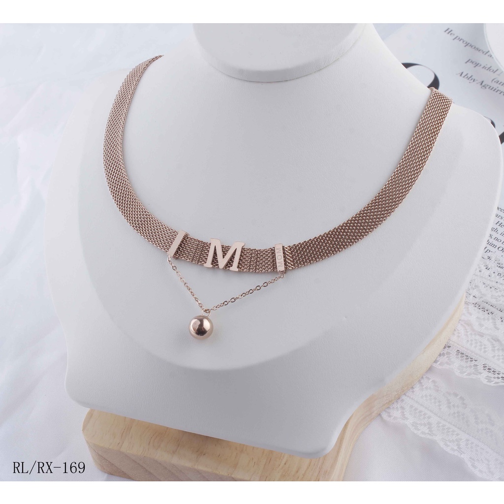 Kalung Titanium M Perhiasan Fashion 169