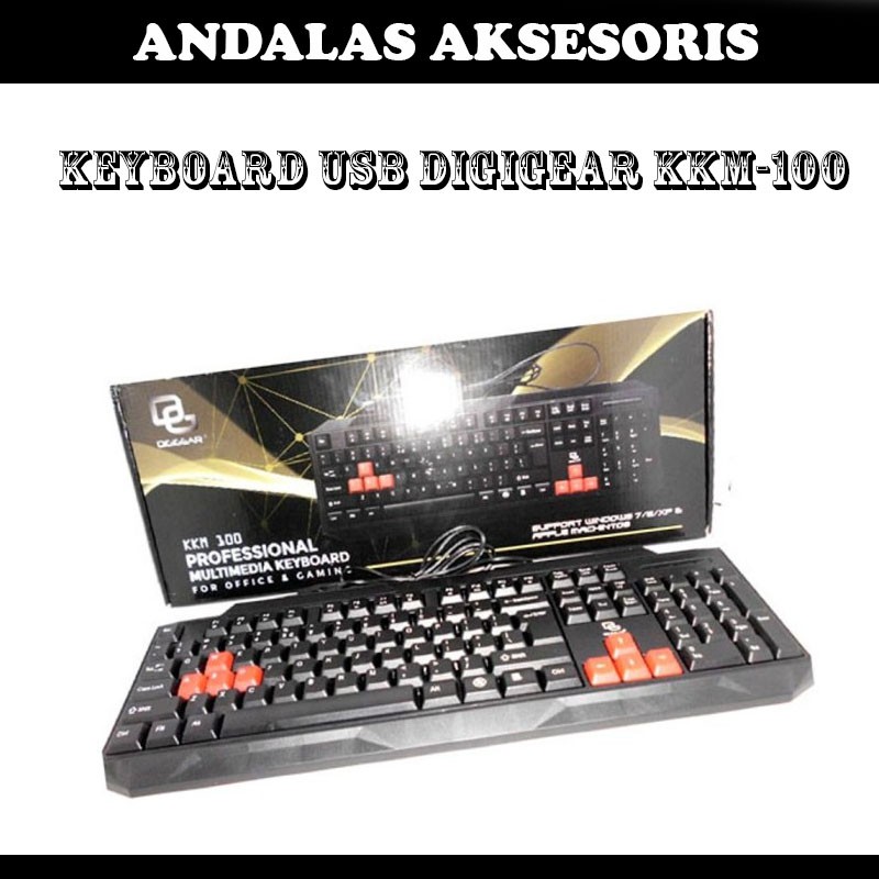 keyboard usb office digigear kkm-100