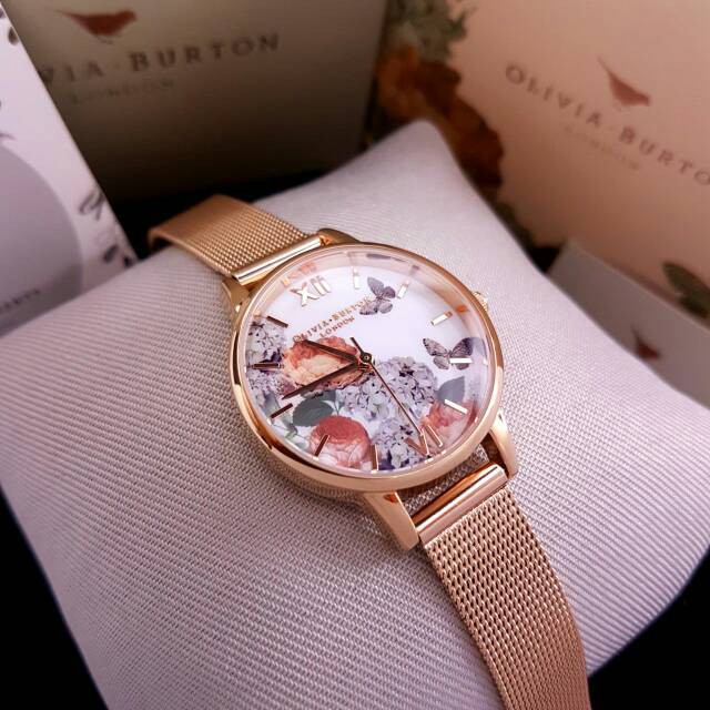 Jam Tangan 3D Merk Olivia Burton Original