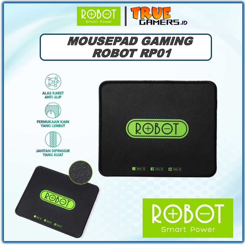 MOUSEPAD GAMING ROBOT RP01|MousePad For Speed And Control