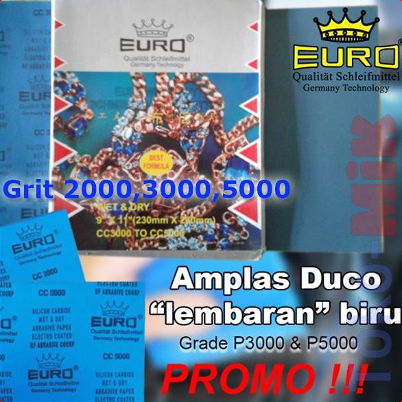 Amplas Kertas Duco Biru Grit 2000 3000 5000 Amplas Gosok Halus - Grit-Cc-2000 Tokmik23 Ayo Beli