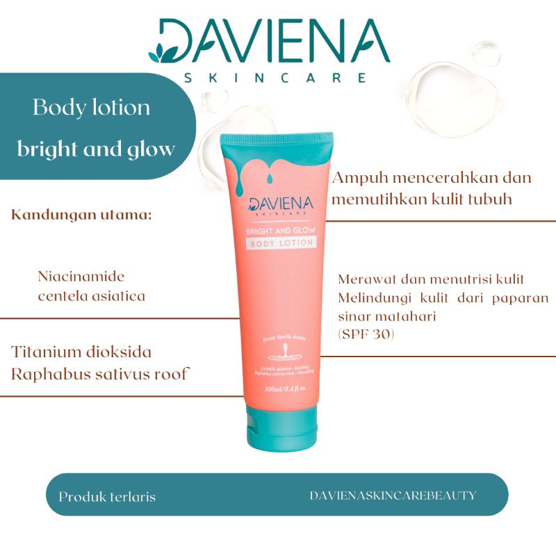 Daviena Skincare Body Lotion