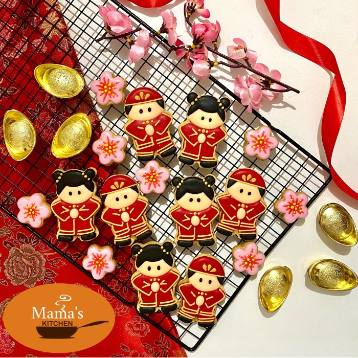 

Imlek Cookies Koko Cici ( Sincia / Kukis Chinese Lunar New Year Collection) - Sugar Cookies / Decorated Cookies / Kukis Hias