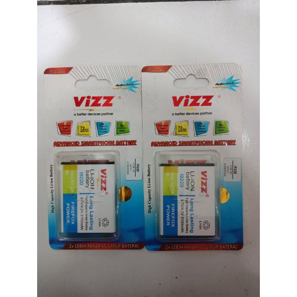 Battery Baterai Vizz Samsung Note 1 N7000 i9220 Double Power Original