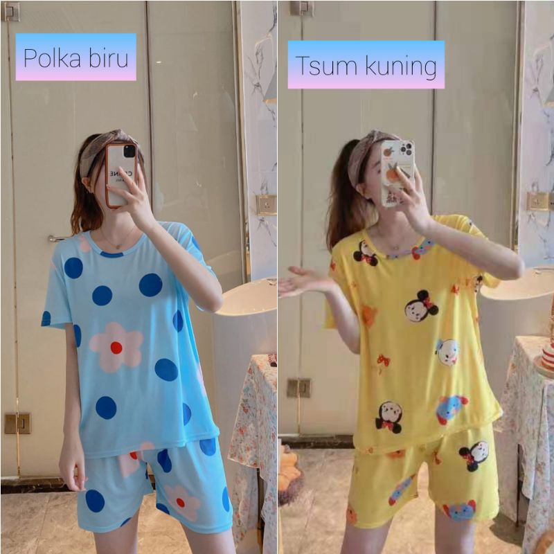 NEW SET PIYAMA IMPORT / SLEEPWEAR / BAJU TIDUR MURAH-3