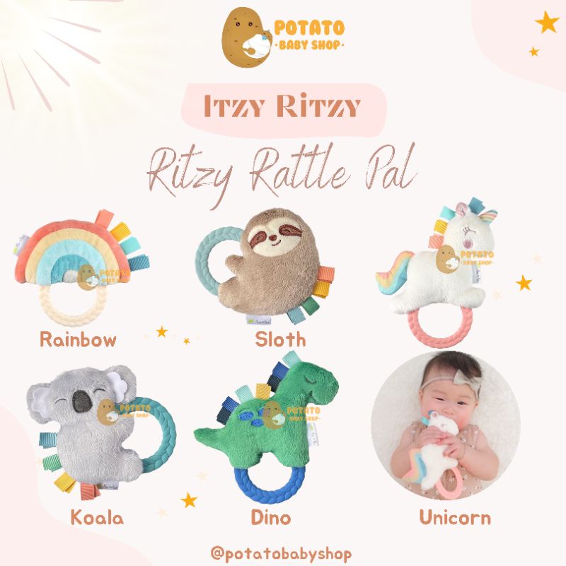 Itzy Ritzy - Teether Rattle Pal