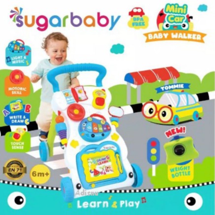 Sugar Baby Baby Walker Mini Car Seri Fred Trunky Vanny Tommie