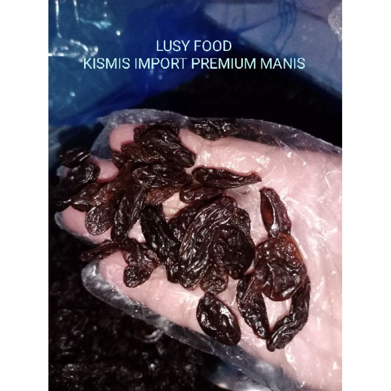 

Dark Brown Raisin kismis Premium Halal