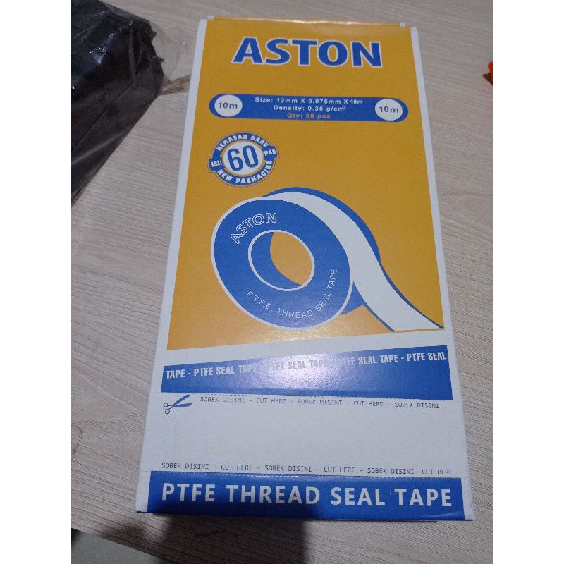 MUTU PREMIUM ! seal tape aston tebal premium 10 mtr