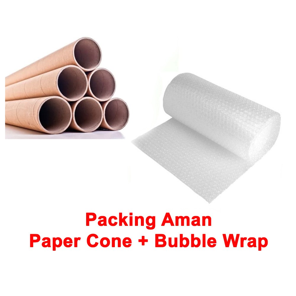 PACKING TAMBAHAN KARDUS &amp; BUBBLE WRAP untuk keamanan packing