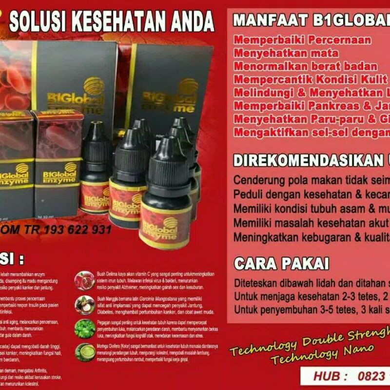 Obat B1 Global Enzyime