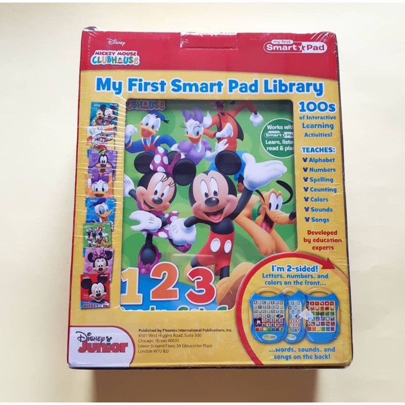 Disney Mickey Mouse Clubhouse - My First Smart Pad Electronic Activity Pad and 8-Book Library 
