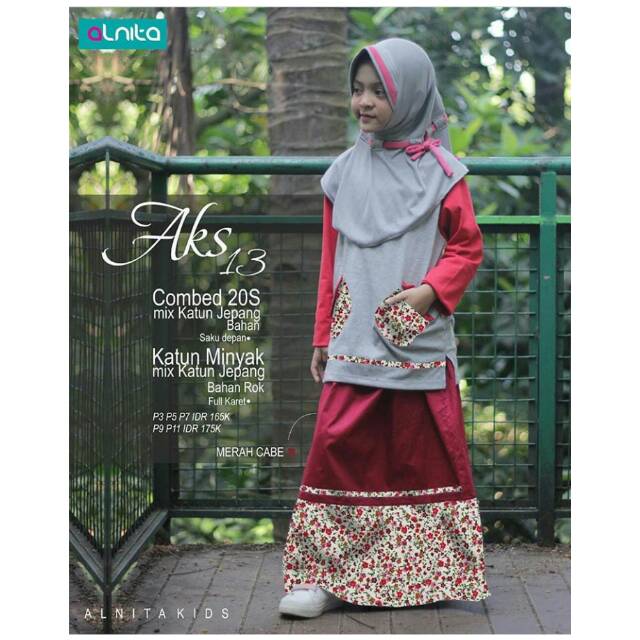 BUSANA MUSLIM TERBARU ANAK/ ALNITA BUSANA MUSLIM