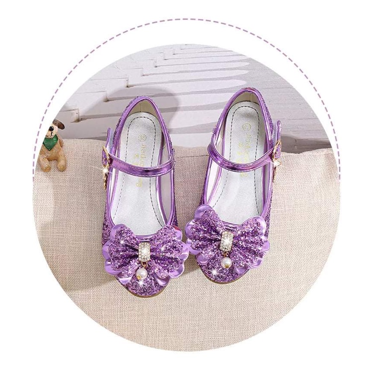 Sepatu High Heels Anak Perempuan PREMIUM Party Pearl