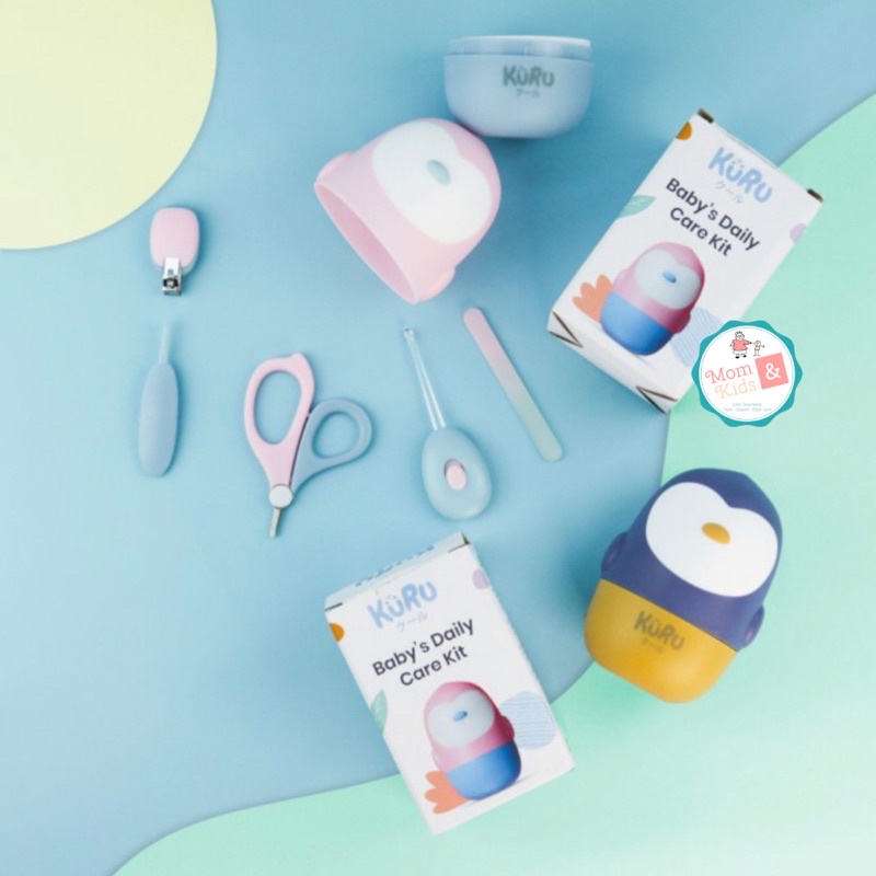 Kuru Baby Nail Care Manicure Set 5in1 - Perawatan Gunting Kuku Bayi