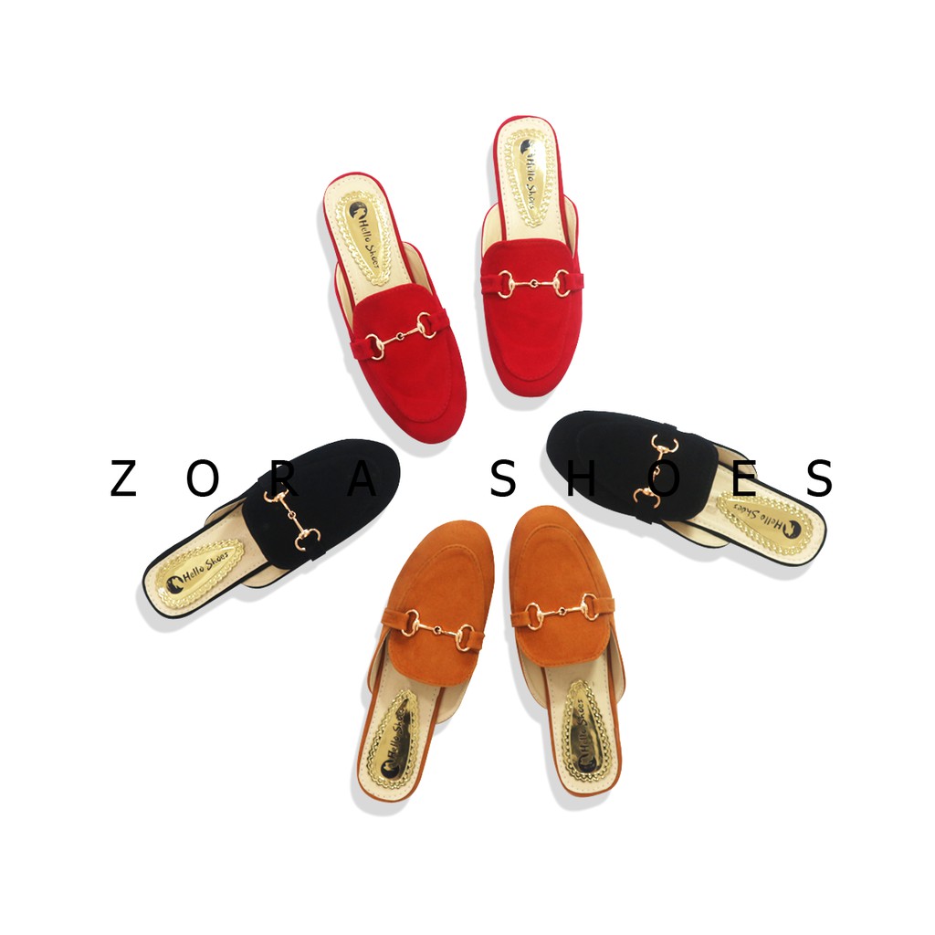 Sandal Wanita Zora Flat Shoes Wanita MT02