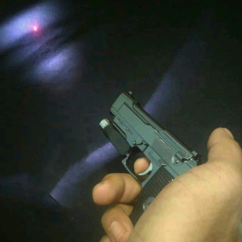 New Trend! KOREK API GAS PISTOL BARETA BARRETA SENTER LASER MANCIS LIGHTER