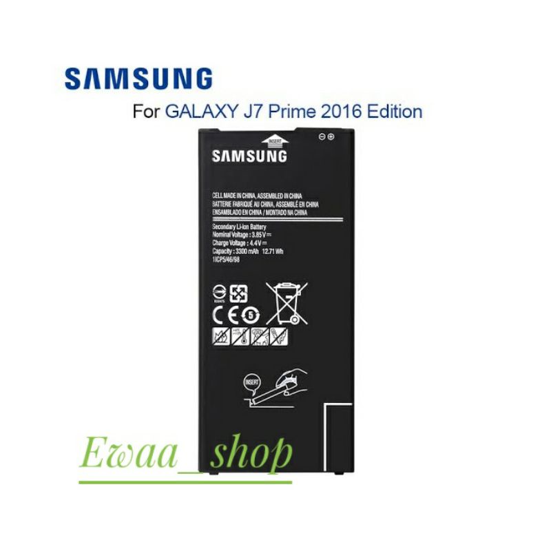 BATTERY BATERAI BATRE SAMSUNG J7 PRIME (EB-BG610ABE) ORIGINAL