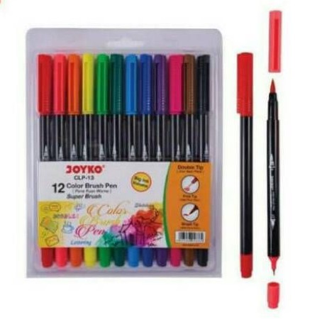 

Spidol Color Brush Pen CLP-13 Joyko Spidol 2in1