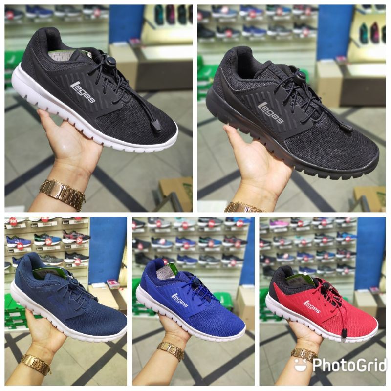 Sepatu running locklace LEGAS LEAGUE series freedom original