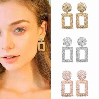 Image of C5-Anting Anting Panjang Fashion Vintage Earrings Women Geometric Metal Earing Hanging