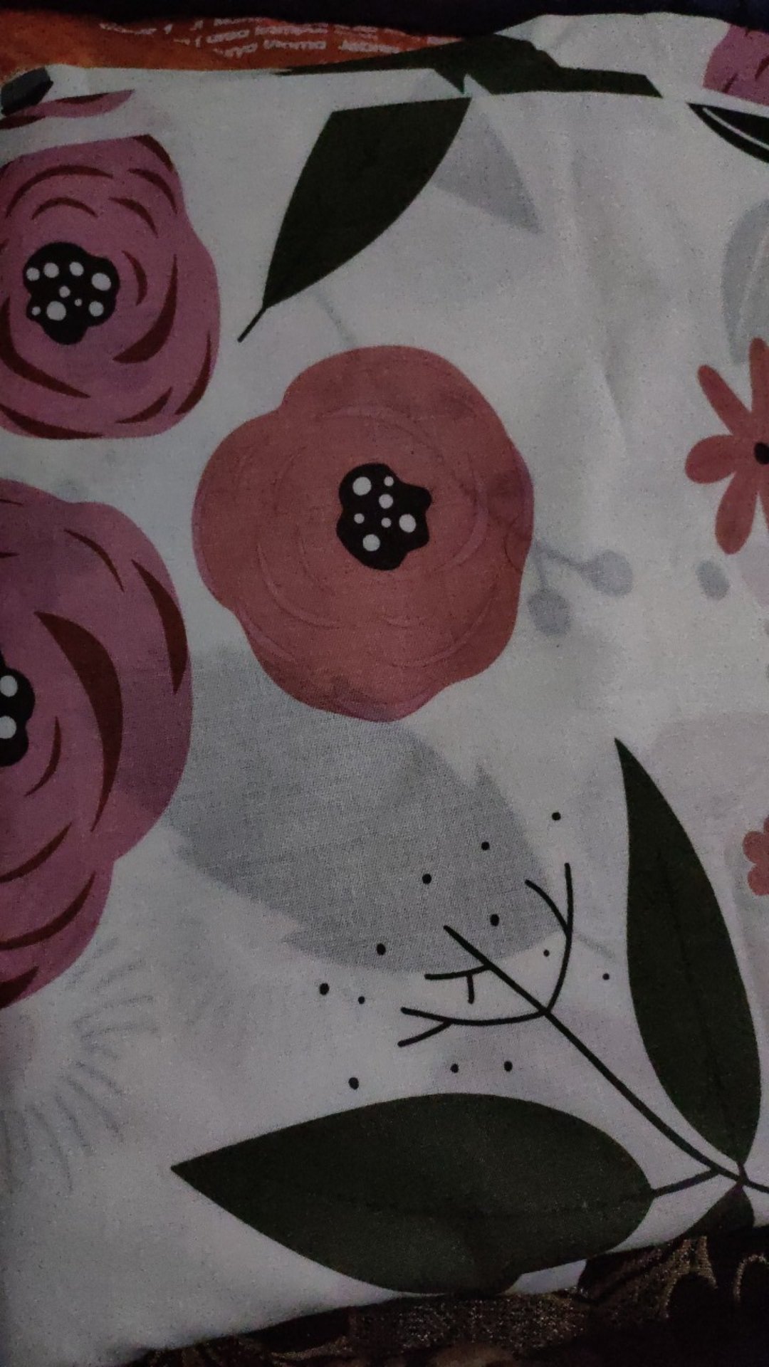 Bahan Kain Sprei Katun Lokal Motif Bunga Carmelita