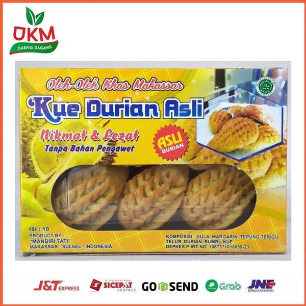 Kue Durian asli khas makassar isi 11 biji