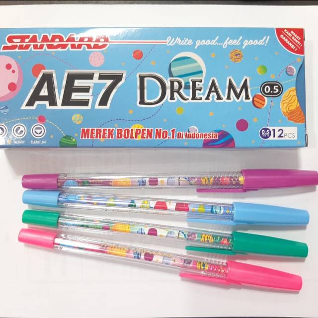 

Bolpen AE7 Dream HARGA 1 DUS ISI 12