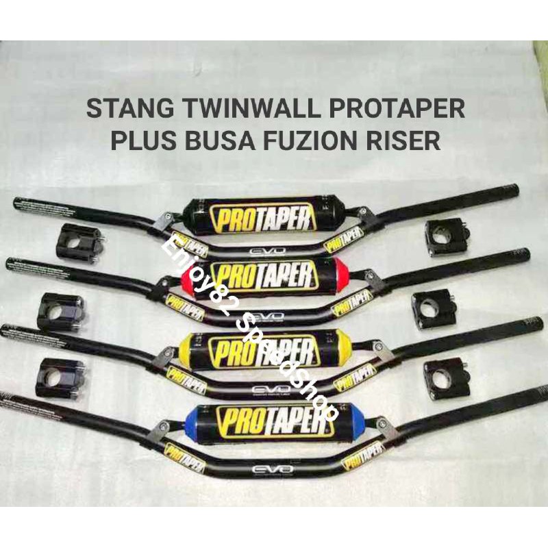 STANG TWINWALL PROTAPER STANG FATBAR BUSA FUZION PLUS RISER KLX CRF150 VIXION BYSON CB XRIDE DLL