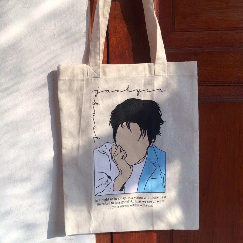 Totebag Canvas NCT Jaehyun  / Haechan / NCT Quotes / NCT Dream Lyrics