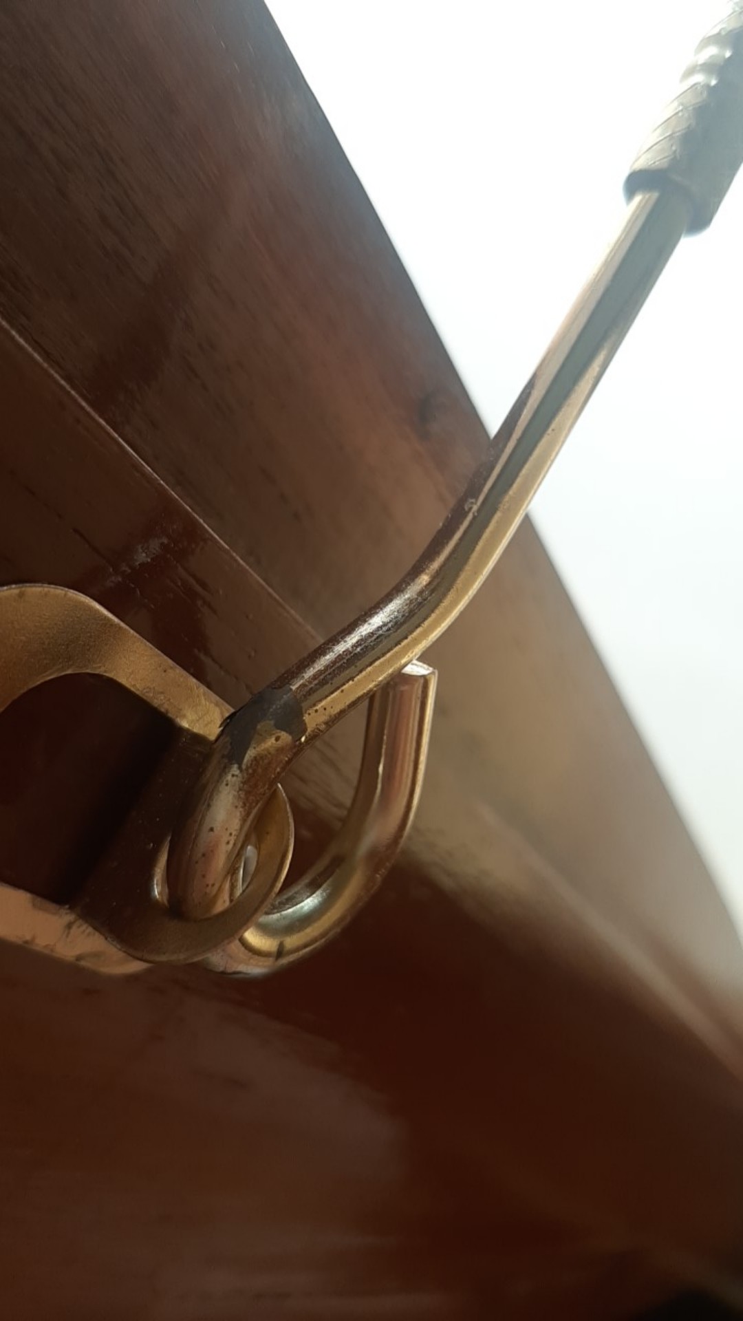 Hak Angin Bulat 8 Inch Gold Rtk Kunci Jendela Kait Jendela Cantolan Jendela Cengkal Penyangga