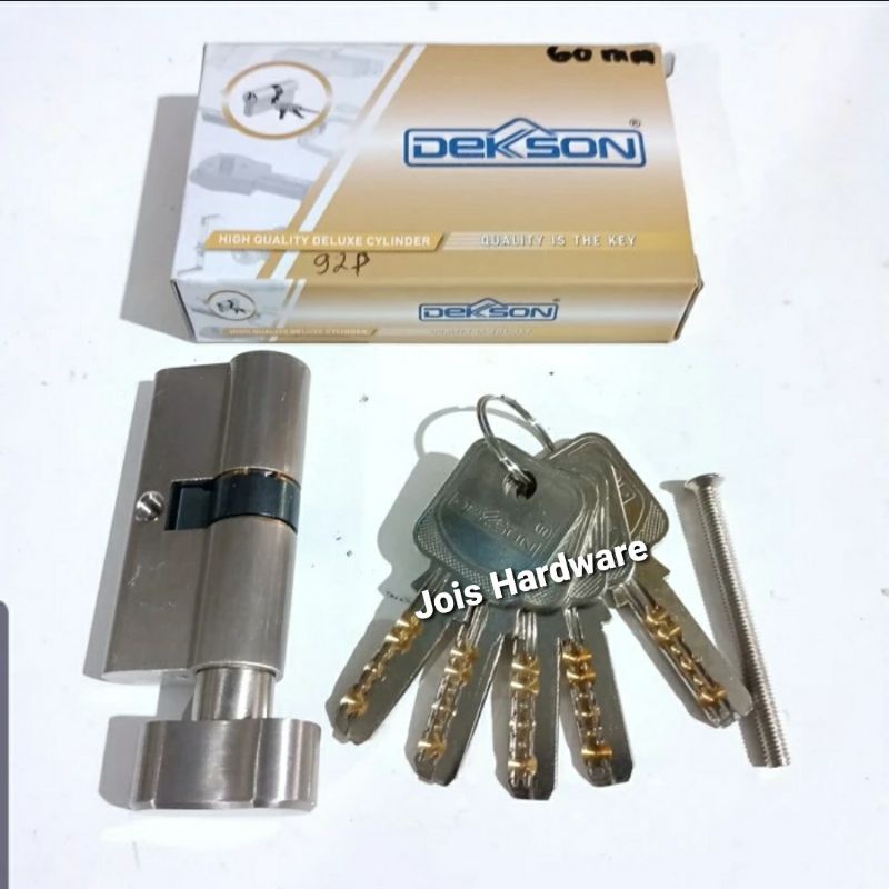 Silinder Kunci Pintu Rumah Knop Dekson Dc Kk 60mm Kuningan - Cylinder Key Dekson 60mm