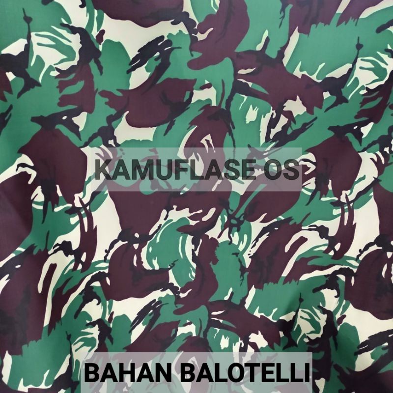 Bahan kain loreng TNI AD MALPINAS bahan balotelli WR tahan air