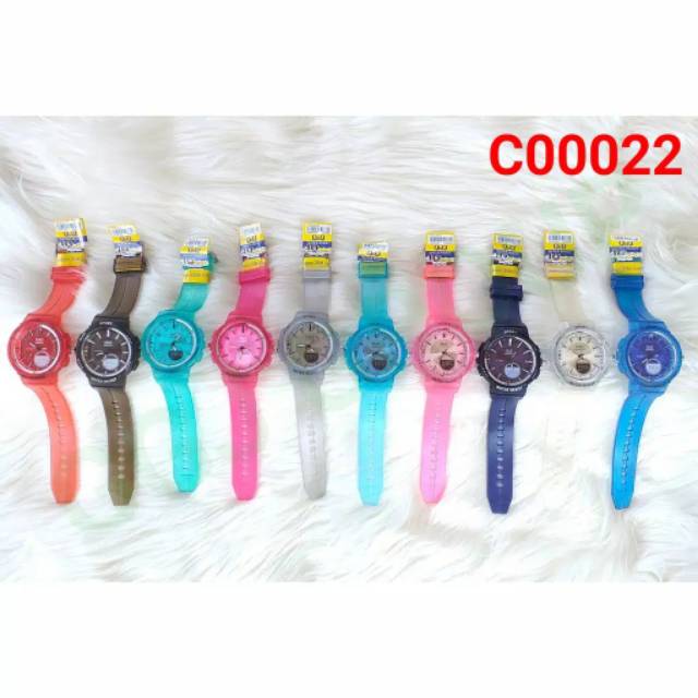 C ( C22 ) JAM TANGAN COUPLE DEWASA  / WATER RESISTANT 3 ATM / TAHAN AIR