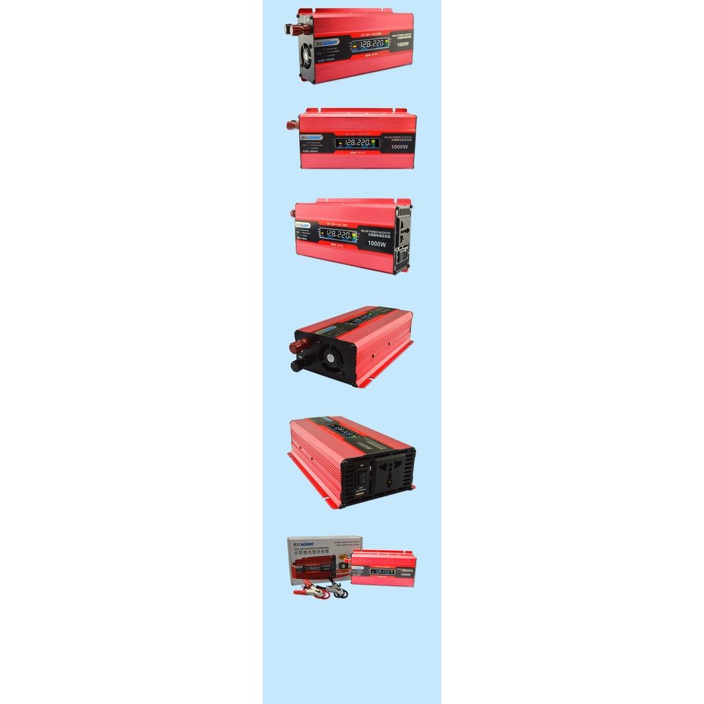 Inverter SUOER 1000w SDB-1000A with LCD Display