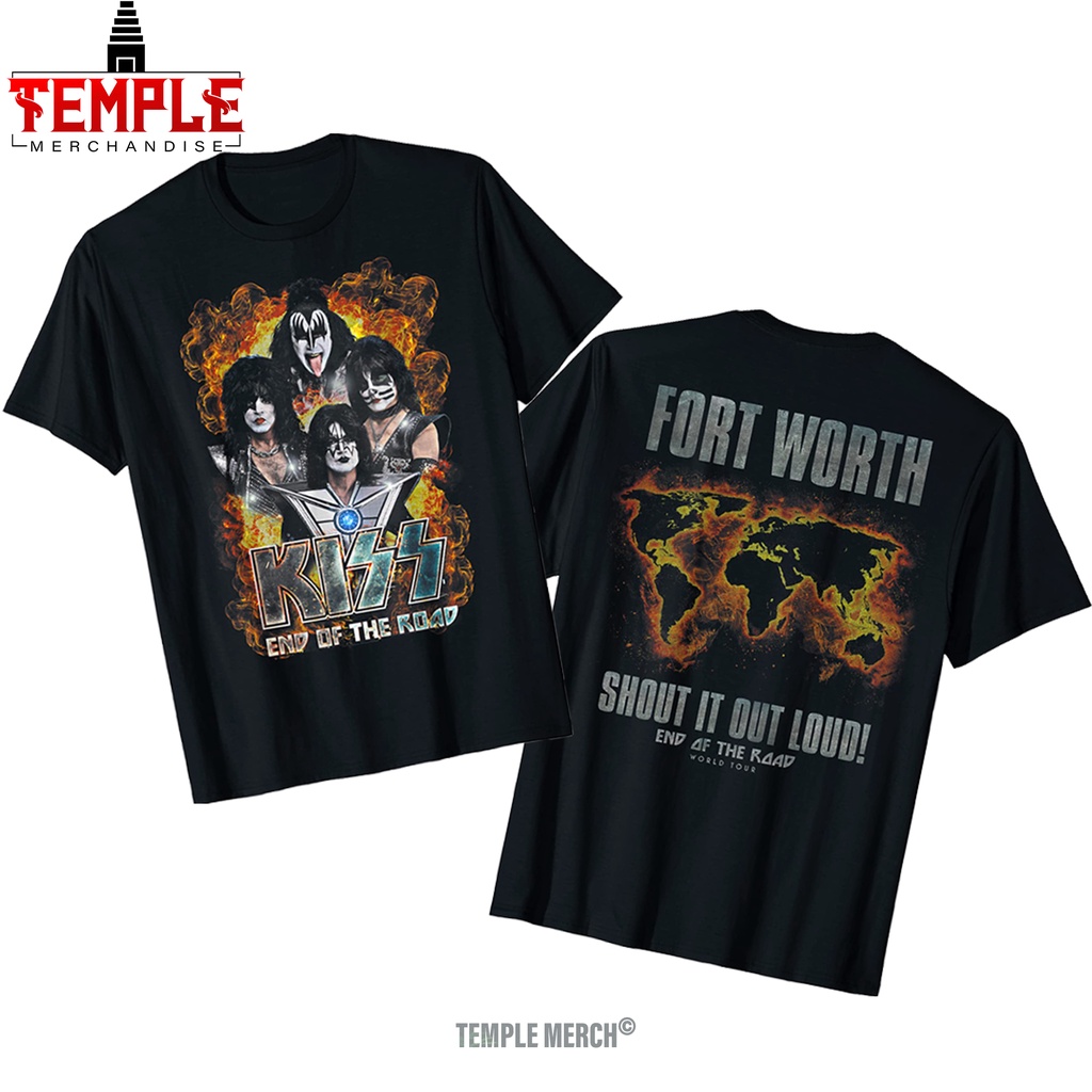 Baju Kaos Band KISS - Premium End Of The Road Tour T-Shirt